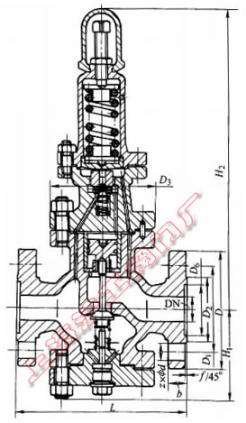 Y43H-40��Y43H-63 ���Ȍ�����ʽ�����p���y���μ��Y���ߴ�ʾ��D